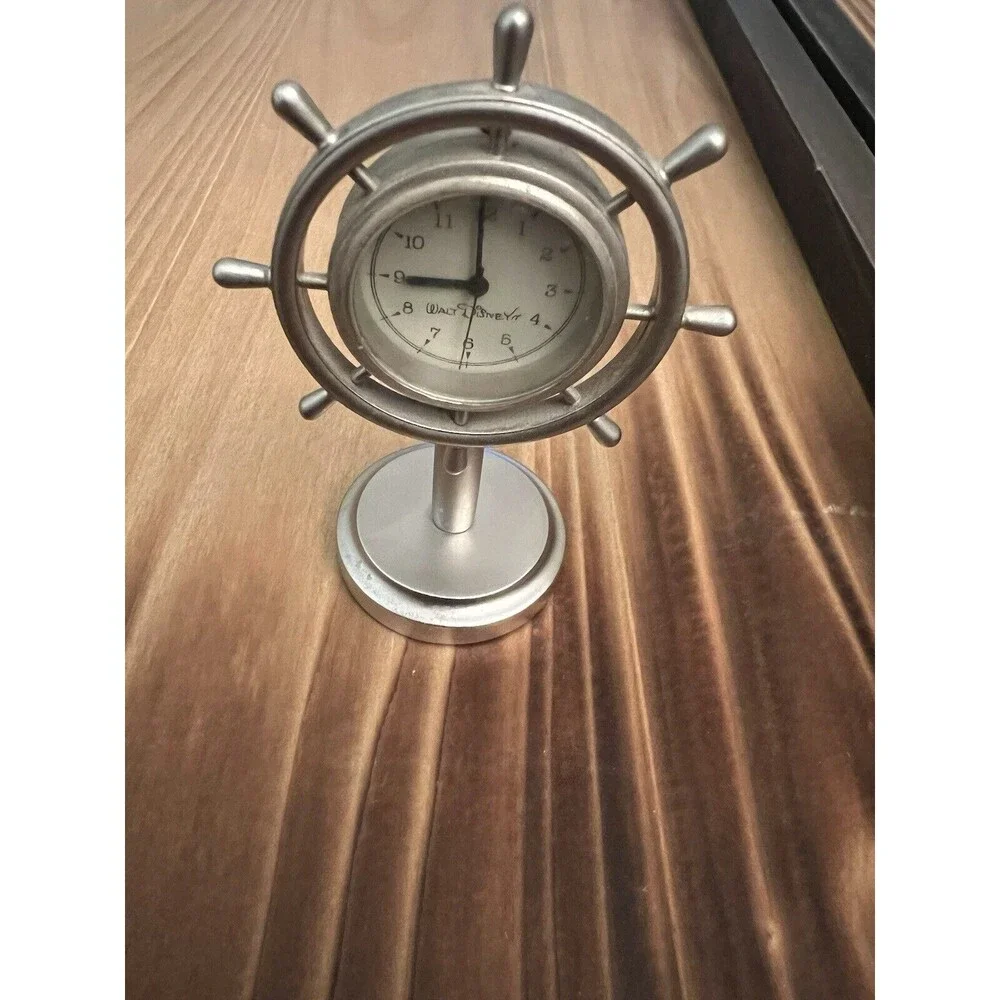 Steamboat Willie Disney Clock 3 Inches Tall New Battery